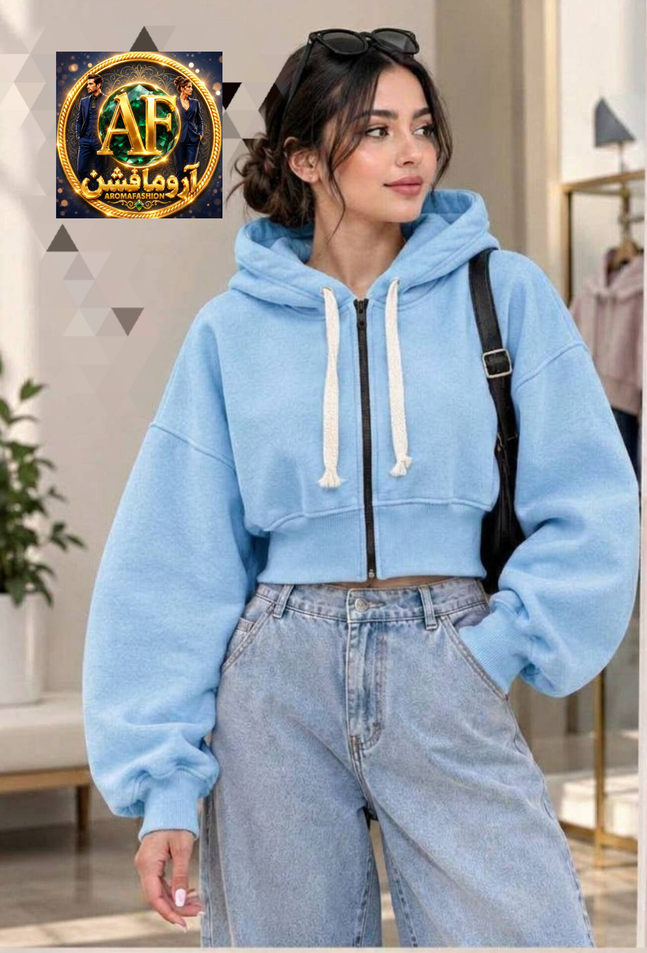 💎کراپ سویشرت شلوار اعلا💎