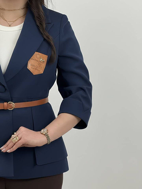 کت تک زنانه مازراتی مدل اردیبهشت مشکی