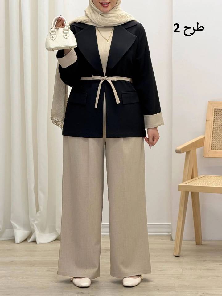 کالکشن عیدانه😍✅کت و شلوار نارین🌱💯💫