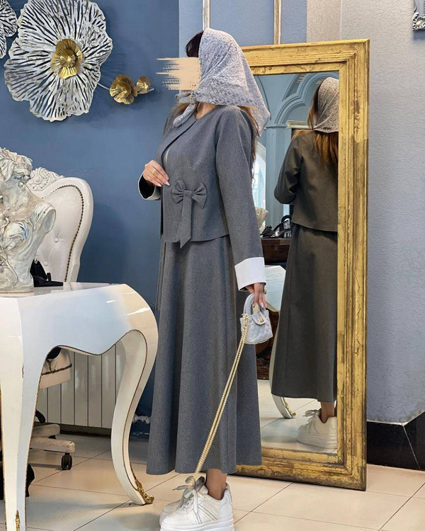 خرید آنلاین کت دامن نورهان با قیمت مناسب از فروشگاه پوشاک آروما فشن