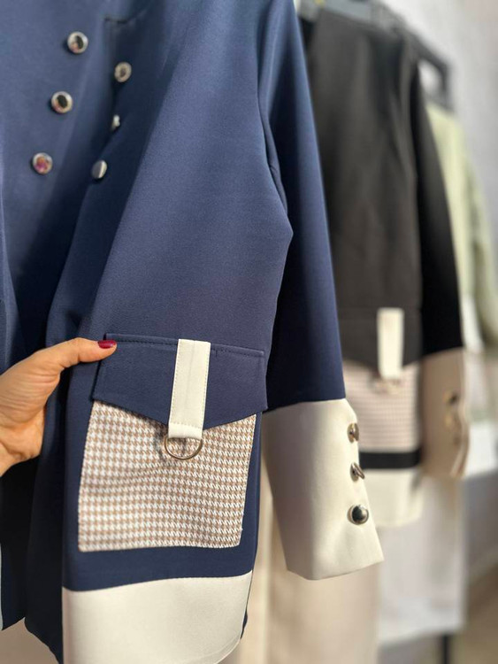 جدیدترین مدل کت و شلوار زنانه ۱۴۰۵ مدل الیزابت در فروشگاه آروما فشن