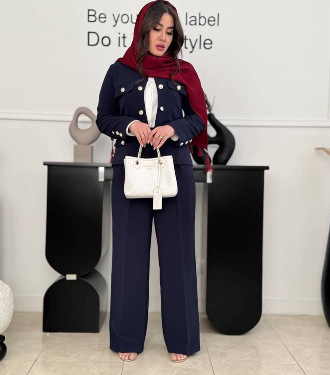 جدیدترین مدل ست کت و شلوار مزونی زنانه ۱۴۰۵ با تنخور عالی و دوخت تمیز💎👗