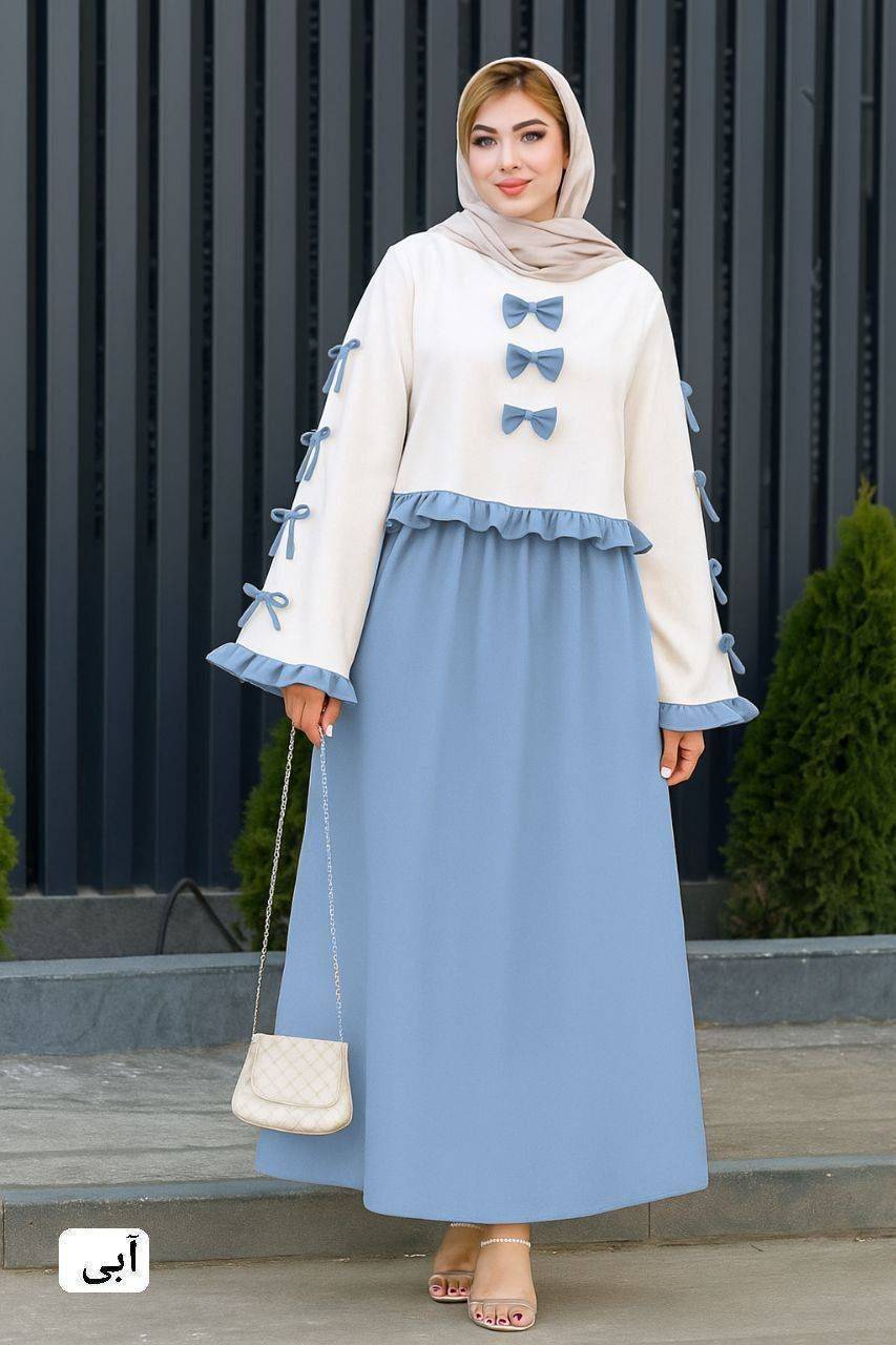 خرید کت دامن پاپیون مجلسی زنانه جنس مازراتی شیک آروما فشن