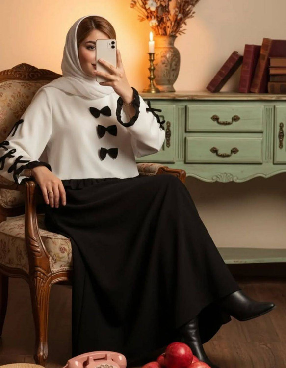 کت دامن مازراتی مجلسی مناسب سایز ۳۸ تا ۵۰ ارسال فوری آروما فشن