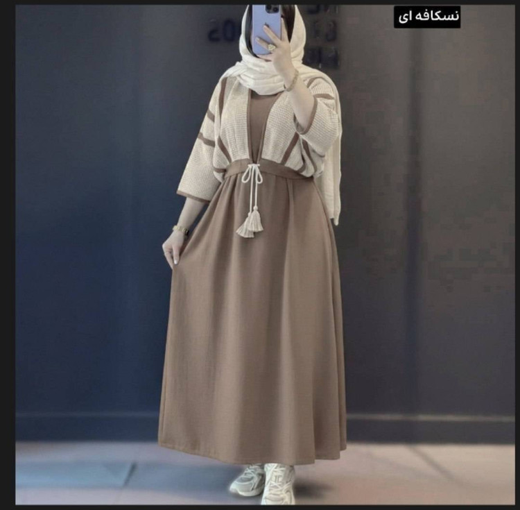 جزئیات دوخت و پارچه شانتون سارافون حدیث - Hadi Set Details