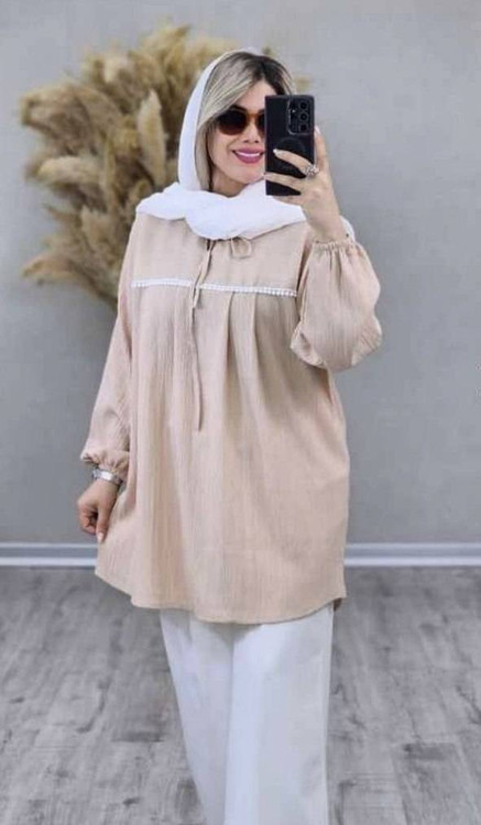 تونیک کراش رویا کد 8018 مدل اسپرت و خنک کرم