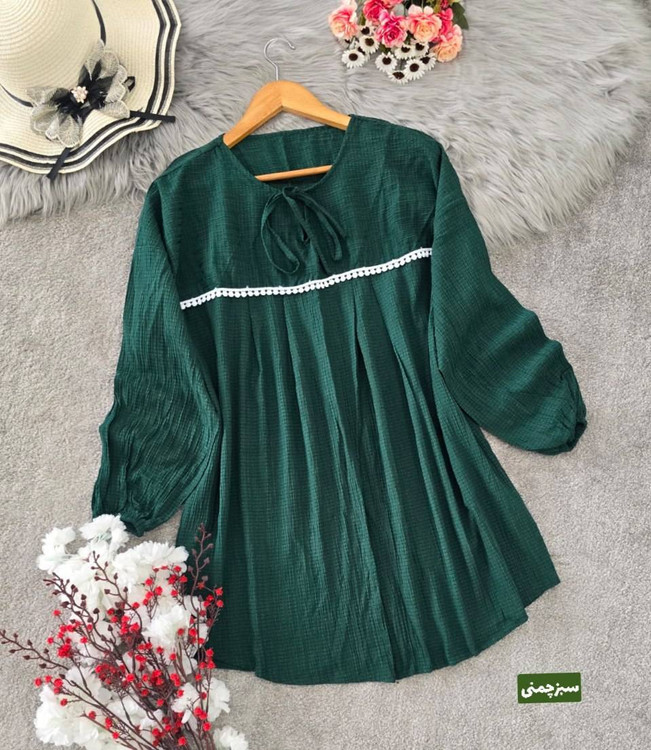 تونیک کراش رویا کد 8018 مدل اسپرت و خنک سبز