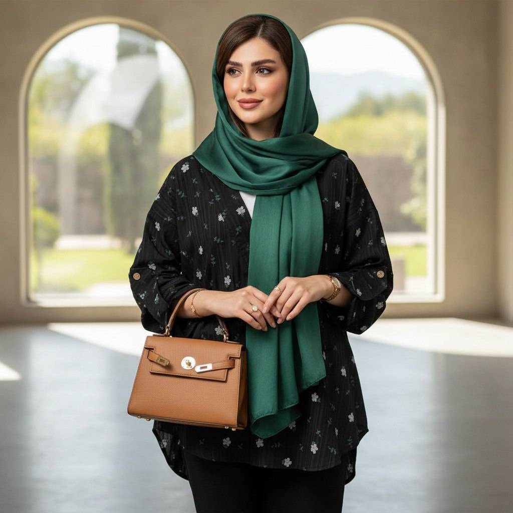 خرید شومیز جلو بسته گل گچی کد 5977 با جنس کراش نرم و لطیف در پوشاک آروما فشن - ارسال فوری و کیفیت تضمینی