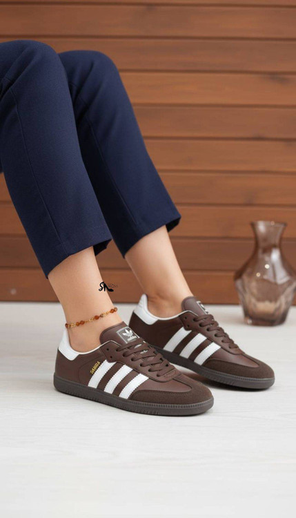 خرید اسپرت سامبا T9 با پاخور عالی و کیفیت تضمینی در پوشاک آروما فشن قهوه ای