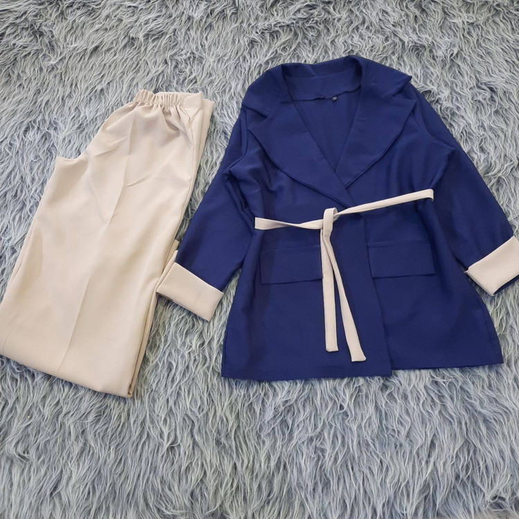 ست کت و شلوار مجلسی زنانه مدل ستایش مناسب سایز 38 تا 50 ارسال سریع آروما فشن