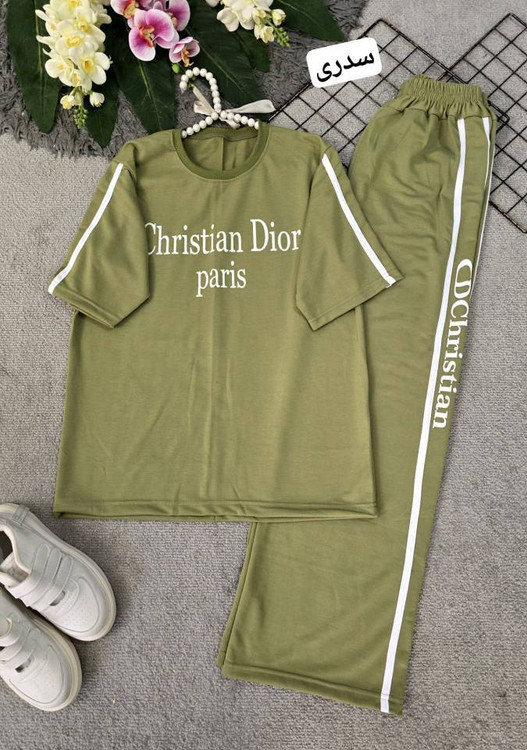 ست اسپرت زنانه ساحره رنگ کاربنی شیک و باکیفیت پوشاک آروما فشن داراب