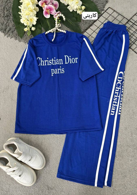 ست ساحره رنگ سورمه ای پنبه گلکسی آروما فشن تن خور عالی و شیک زنانه