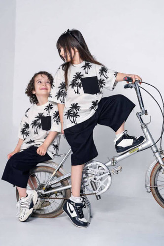 خرید ست خواهر برادری جذاب. طرح نخل آروما فشن.