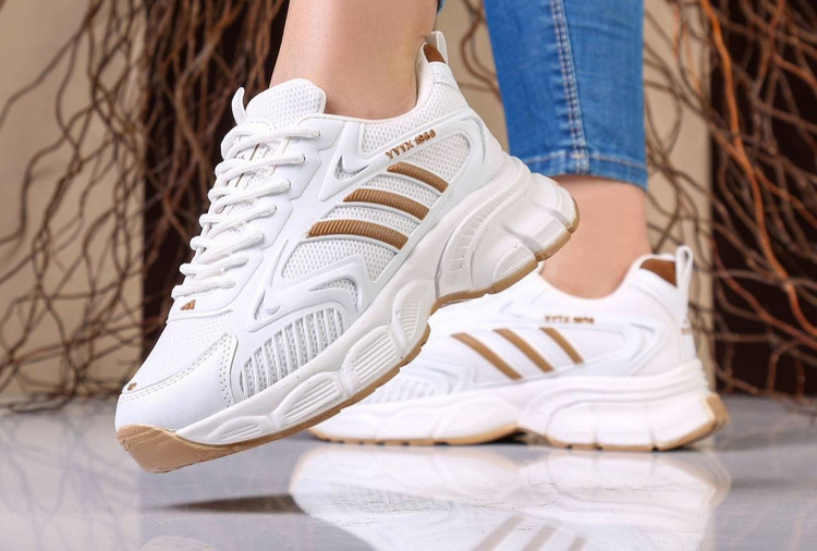 خرید کتونی زنانه مدل آدیداس (adidas) زیره پیو - شیک و باکیفیت آروما فشن بژ