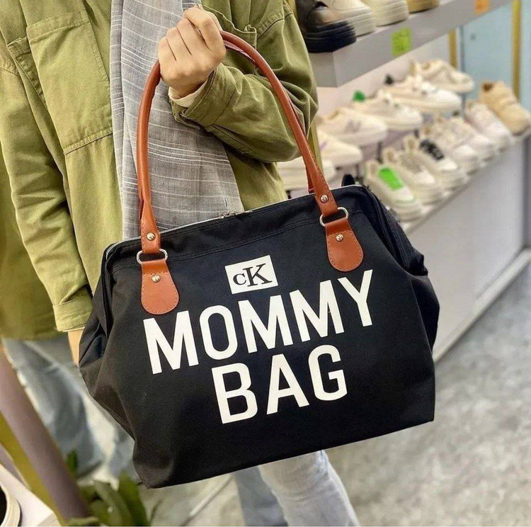 خرید مامی بگ (Mommy Bag) برزنتی مشکی آروما فشن کیفیت تضمینی