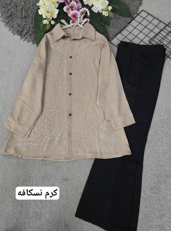 شومیز جدید زنانه مدل سولمازk رنگ سبز روشن مناسب فصل بهار و تابستان آروما فشن
