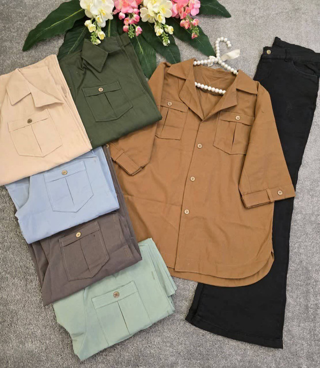 خرید مانتو مدل بنفشه k5 لنین نچرال آروما فشن با کیفیت عالی و ارسال سریع نمای نزدیک