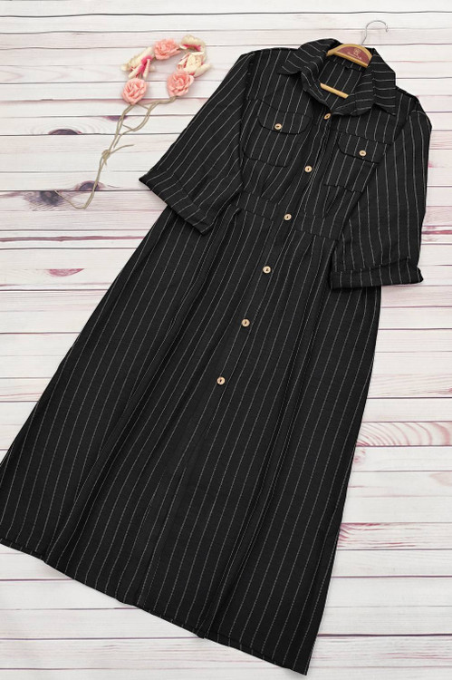 خرید مانتو بلند نازی. با کیفیت عالی و تنخور فوقالعاده ارومافشن