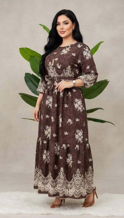 پیراهن بوگاتی فلورانس k رنگ زرشکی مناسب مجالس و دورهمی ها آروما فشن