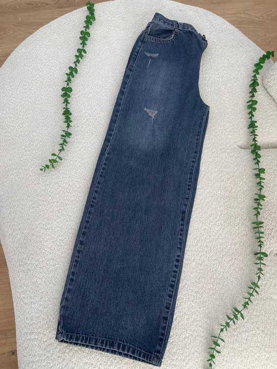 استایل خیابانی با شلوار جین بگ ژیوار k زنانه خوشکوب و باکیفیت آروما فشن