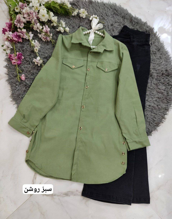 مانتو اسپرت زنانه مدل پردیس k رنگ نسکافهای تیره با قد ۸۳ سانتیمتر و استایل کژوال شیک در ویترین آروما فشن