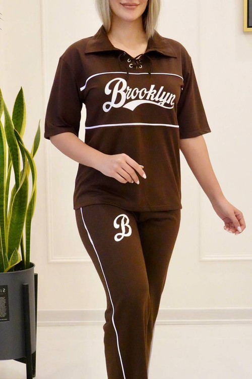 ست دورس زنانه رنگ عنابی - پارچه دورس با کیفیت، فری سایز راحت برای سایز ۳۶ تا ۴۶