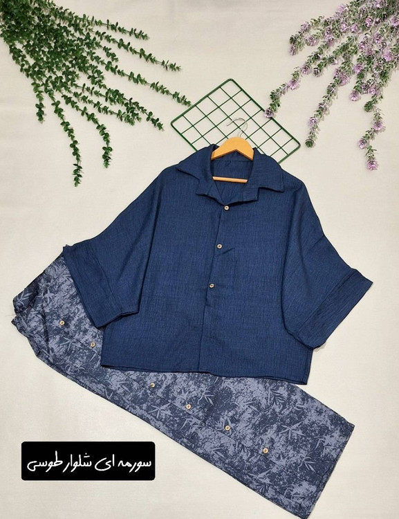 نمای پشت شومیز ترانه - طراحی ساده و شیک، مناسب چهار فصل