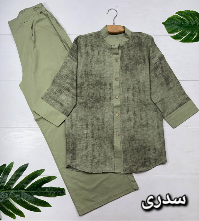 ست بهارمست F رنگ سبزروشن گازوئیلی بیرون پوش شیک مجلسی و اسپرت