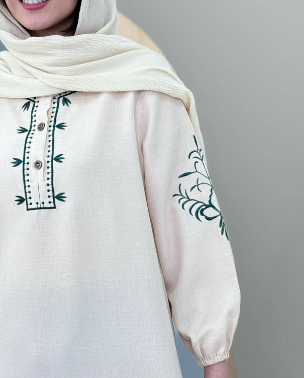 ست تونیک شلوار طوسی زنانه مناسب مهمانی و دورهمی