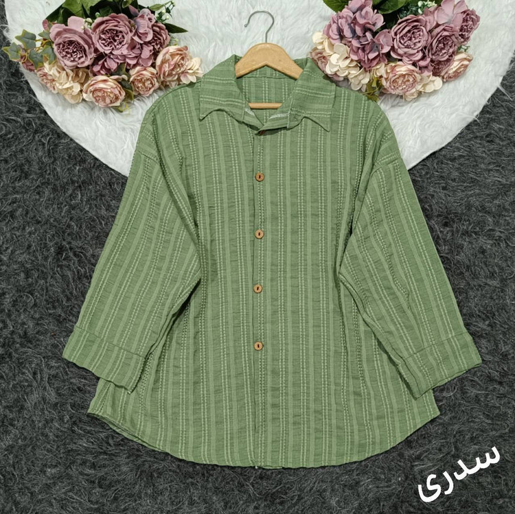 شومیز نسکافهای الینا F شانتون با کیفیت عالی