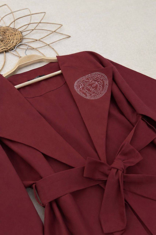 ست مانتو کتی و شلوار صباF رنگ آجری فری سایز ۳۶ تا ۴۶ مجلسی زنانه