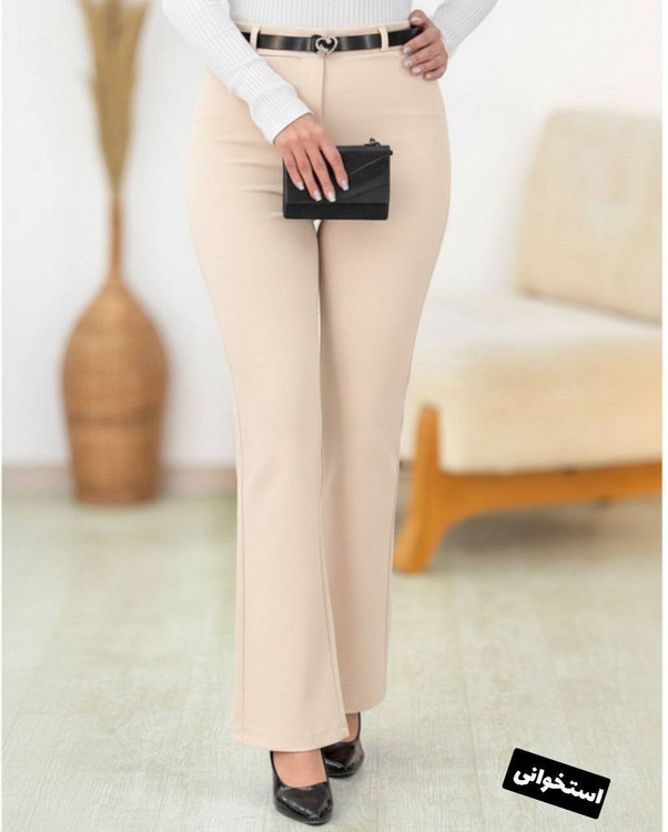 شلوار زنانه مازراتی شکلاتی رنگ با ایستایی عالی - آروما فشن