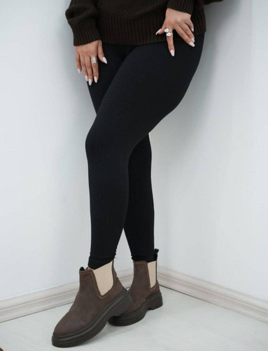 لگ کبریتی زنانه مشکی مک لارا با کشسانی بالا و تنخور عالی - آروما فشن