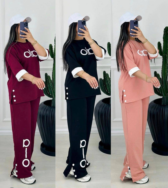 ست ماهرخ H پنبه گلکسی دوتیکه زنانه آروما فشن