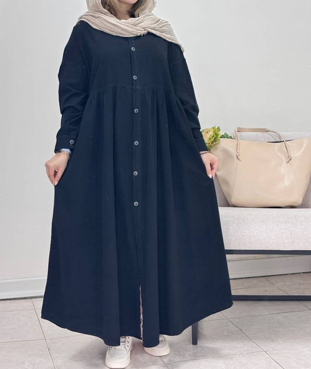 مانتو بلند فری سایز ۴۰ تا ۵۰ برکهF رنگ بندی متنوع