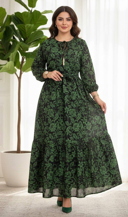 مانتو ساحلی بوگاتی فلورانس کد 1140 طرح گلدار - نمای اصلی | خرید از آروما فشن