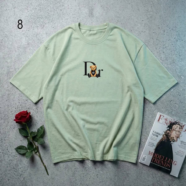 تیشرت دیور طرح خرس رنگ کاربنی - خرید آنلاین پوشاک مردانه آروما فشن