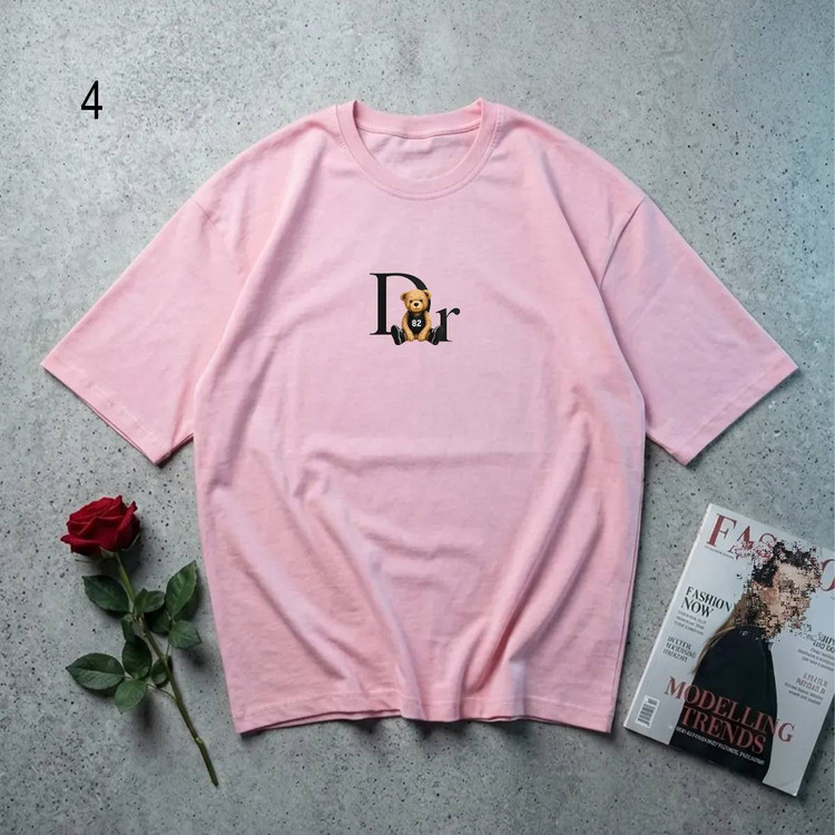 تیشرت دیور طرح خرس رنگ قهوهای - پوشاک شیک و راحت مردانه