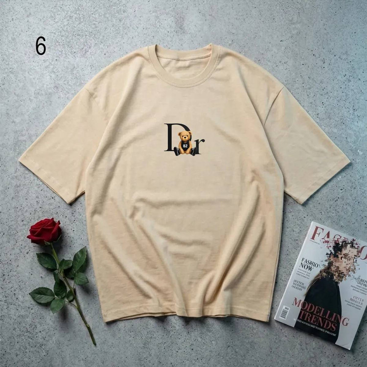 تیشرت دیور طرح خرس رنگ سفید - طرح خرس چاپ باکیفیت