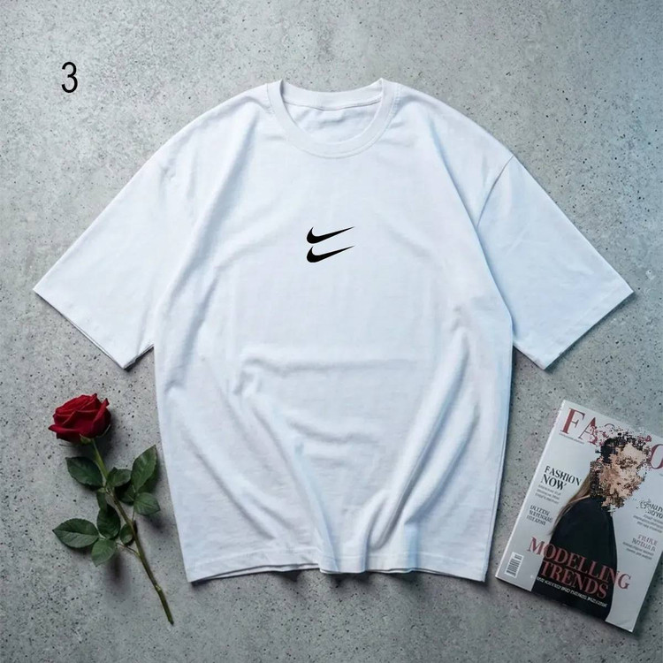 تیشرت H دیور قهوهای کلاسیک - فری سایز راحت و سبک