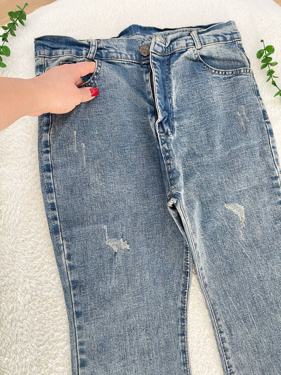 شلوار جین فاق بلند زنانه - فرمدهی عالی به اندام