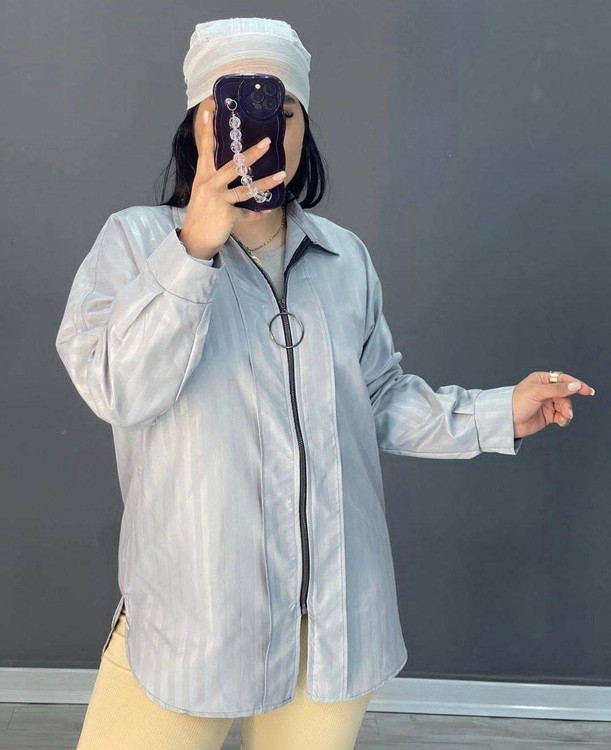 مانتو بهارا F نمای پشت - قد 79 سانتیمتر مانتو زنانه آروما فشن