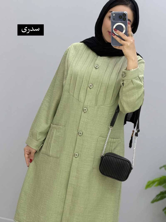 مانتو لاله F سدری شانتون سایز بزرگ - ارسال فوری آروما فشن