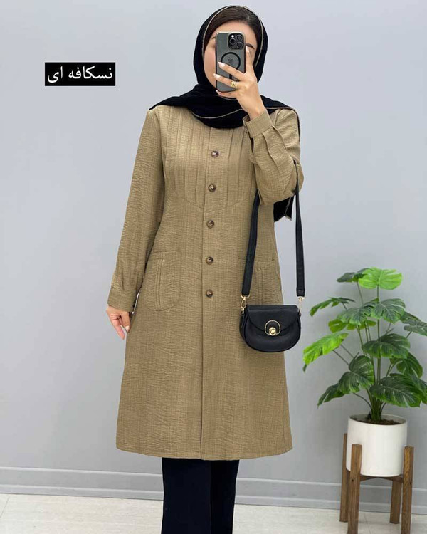 مانتو لاله F نسکافه شانتون مجلسی - خرید با کیفیت تضمینی