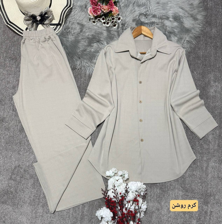 ست مانتو شلوار مراکشی N رنگ نسکافهای - مانتو شلوار زنانه با قیمت عالی و کیفیت بالا