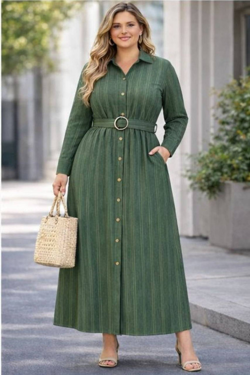 مانتو بلند بیگ سایز N نسکافهای شانتون تایوان - نمای کنار