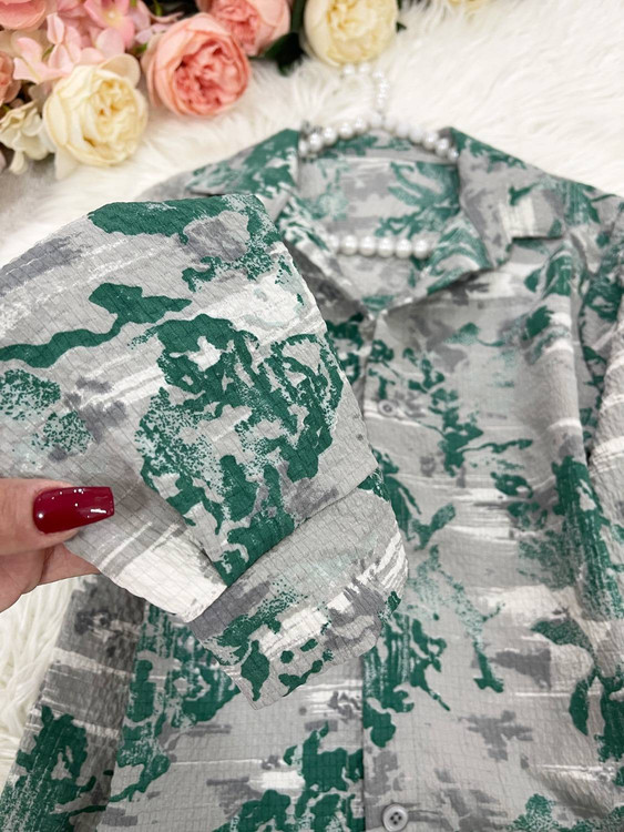 خرید شومیز گره ای پاستیلی F با بهترین کیفیت و تضمین قیمت آرومافشن ۷