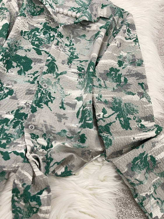 خرید شومیز گره ای پاستیلی F با بهترین کیفیت و تضمین قیمت آرومافشن۶