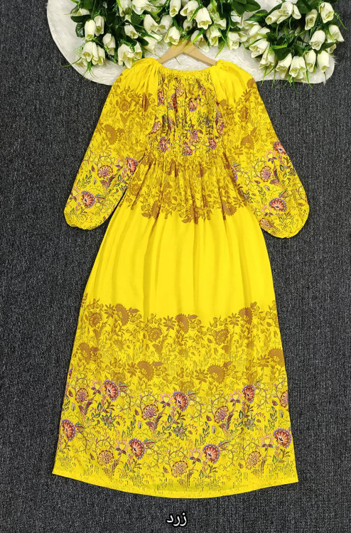 ساحلی کالباسی زنانه - نمای کامل جلو و پایین دامن چیندار