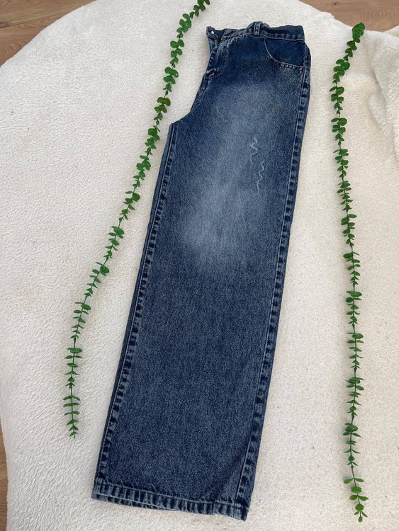 شلوار جین بگ ژوبین زنانه سایز ۳۸ تا ۴۰ با کمر استاندارد و راحت